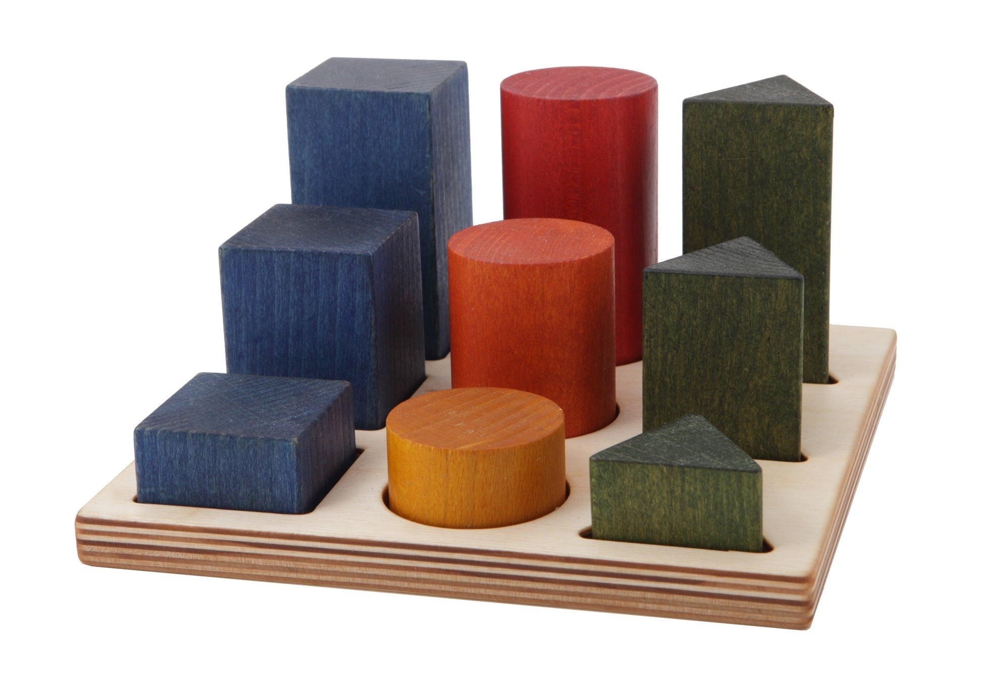 Wooden Shape Sorting Blocks XL by Wooden Story - Educational & Eco-Friendly Toy for Toddlers by Wooden Story at www.brixbailey.com