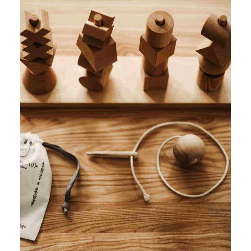 Wooden Story's Threading Needle Toy - Enhance Your Child's Motor Skills & Creativity by Wooden Story at www.brixbailey.com