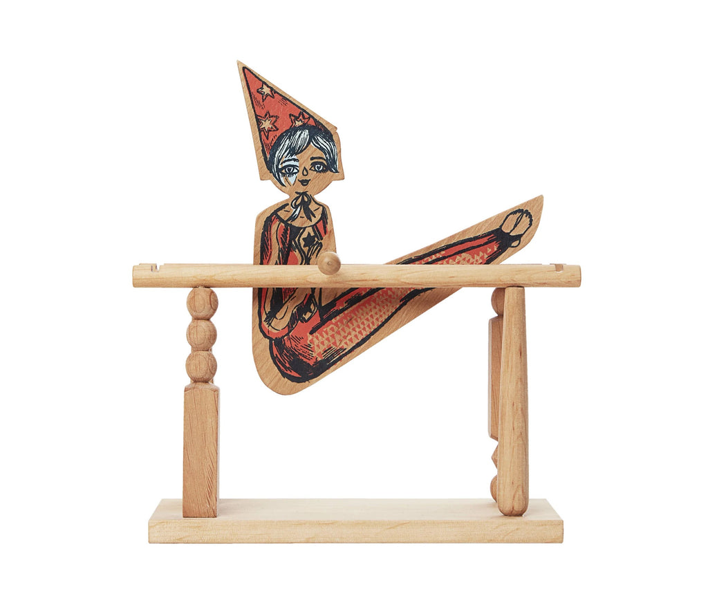 Wooden Story Acrobat Toy - Eco-Friendly Educational Toy for Skill Development & Calming Play by Wooden Story at www.brixbailey.com
