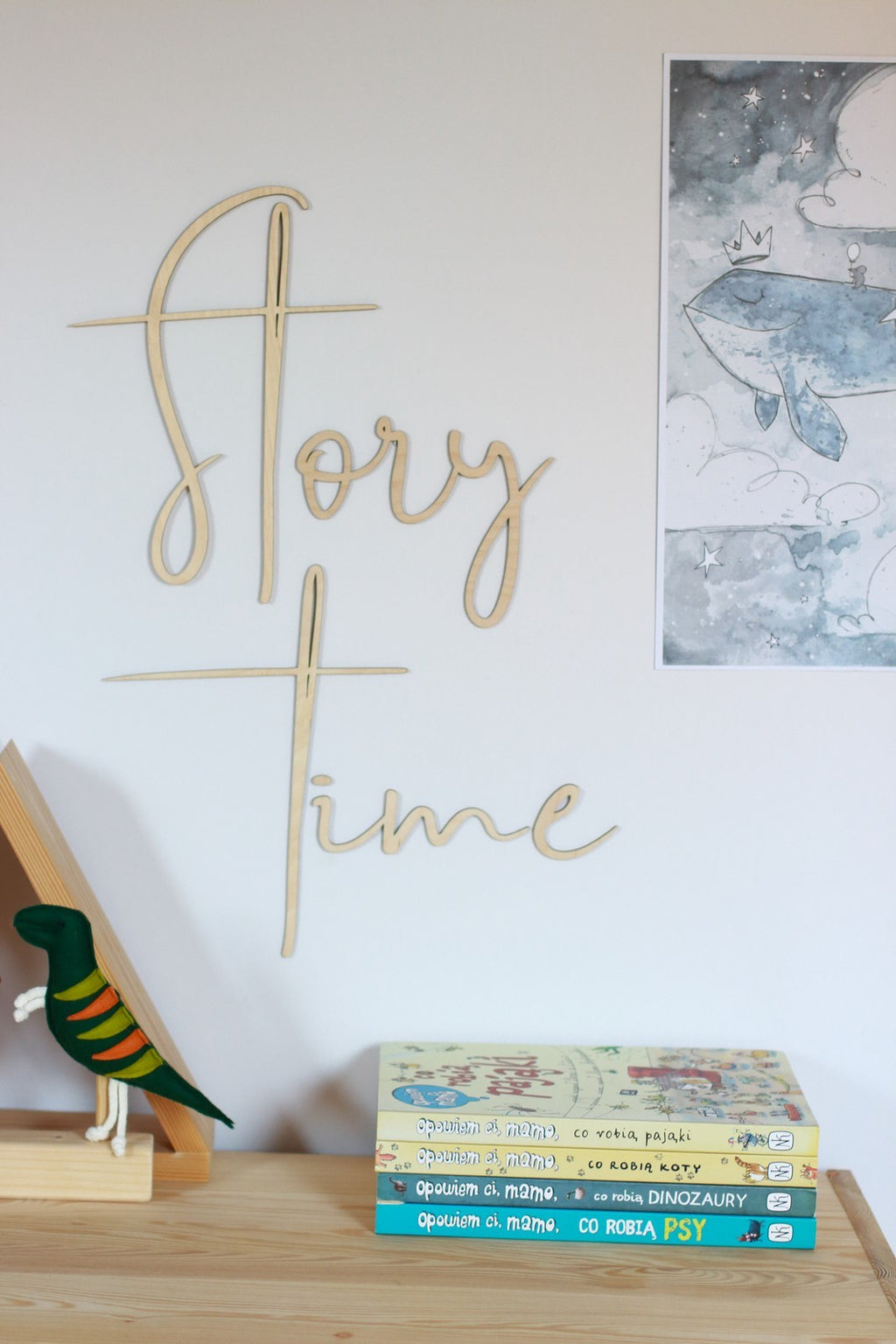 Wooden Wall Sign - Story Time