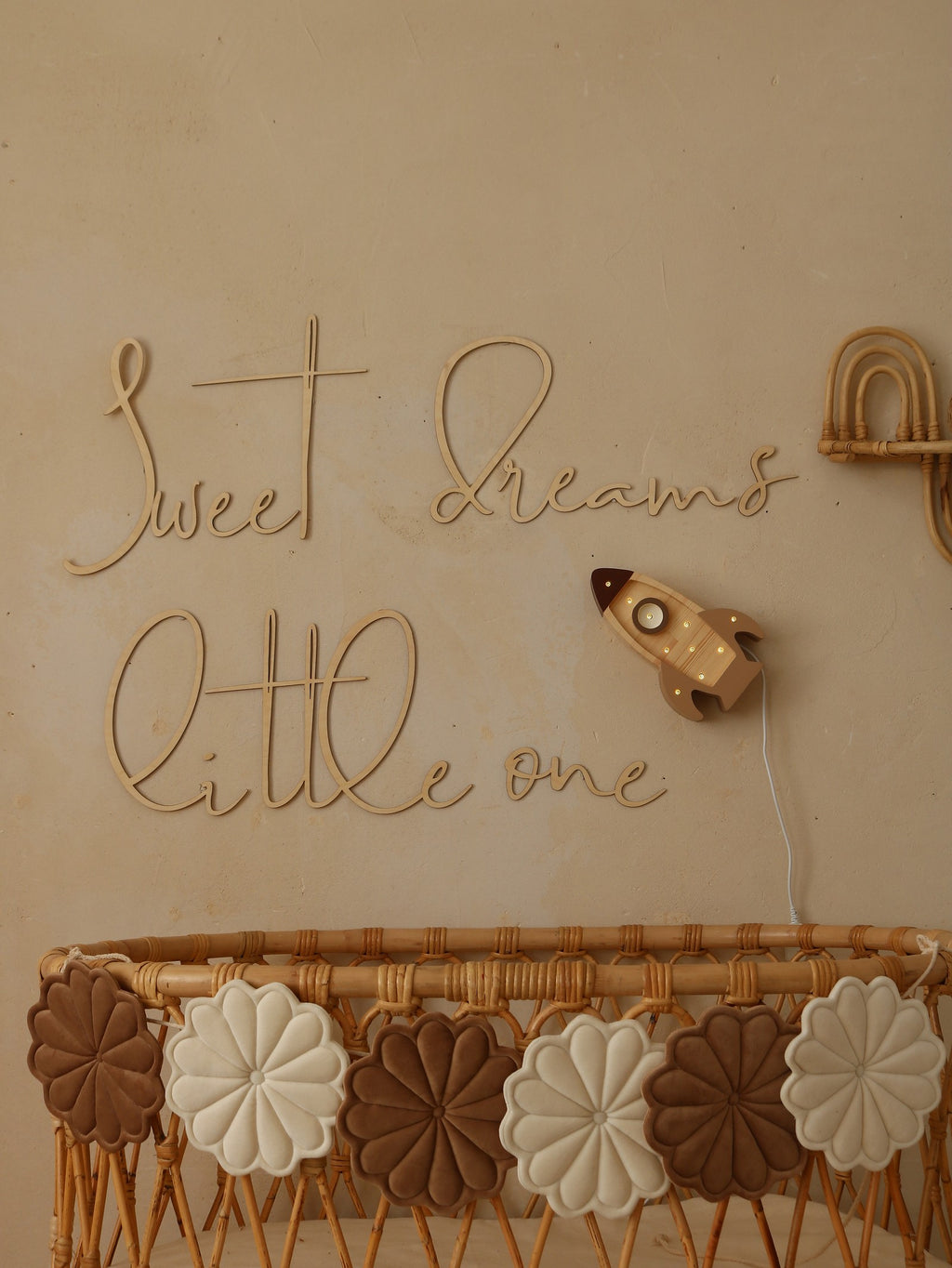 Wooden Wall Sign - Sweet Dreams Little One