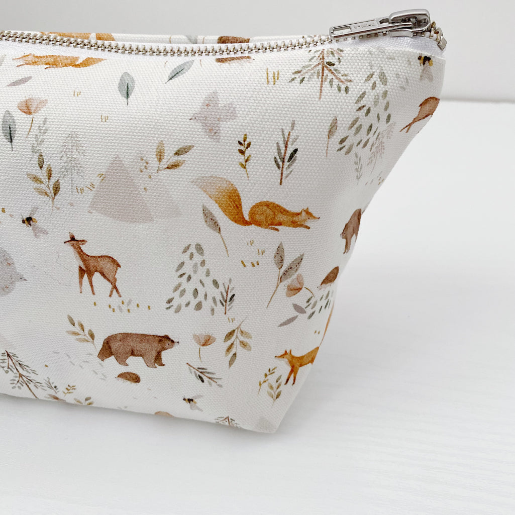Nappy Wallet - Woodland Animal Print
