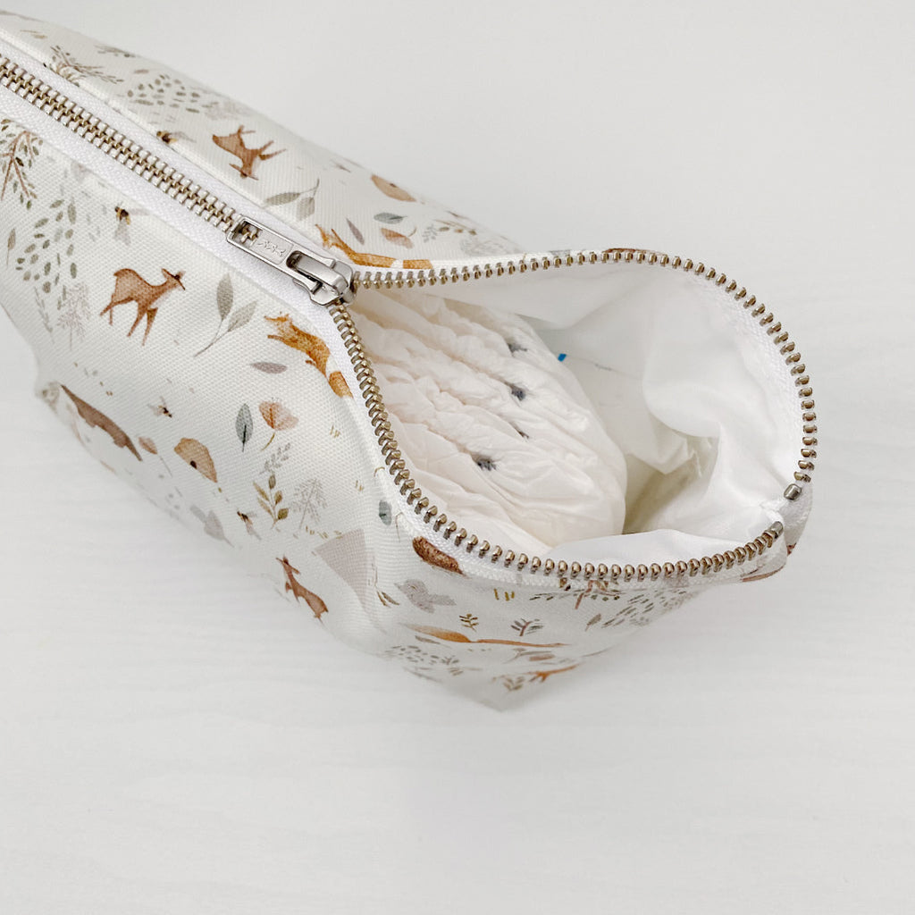 Nappy Wallet - Woodland Animal Print