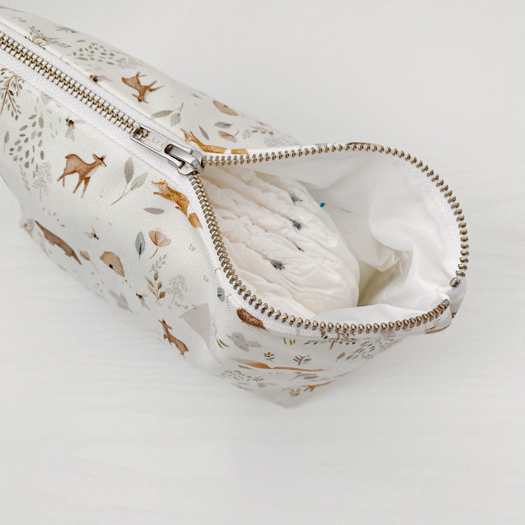 Nappy Wallet - Woodland Animal Print