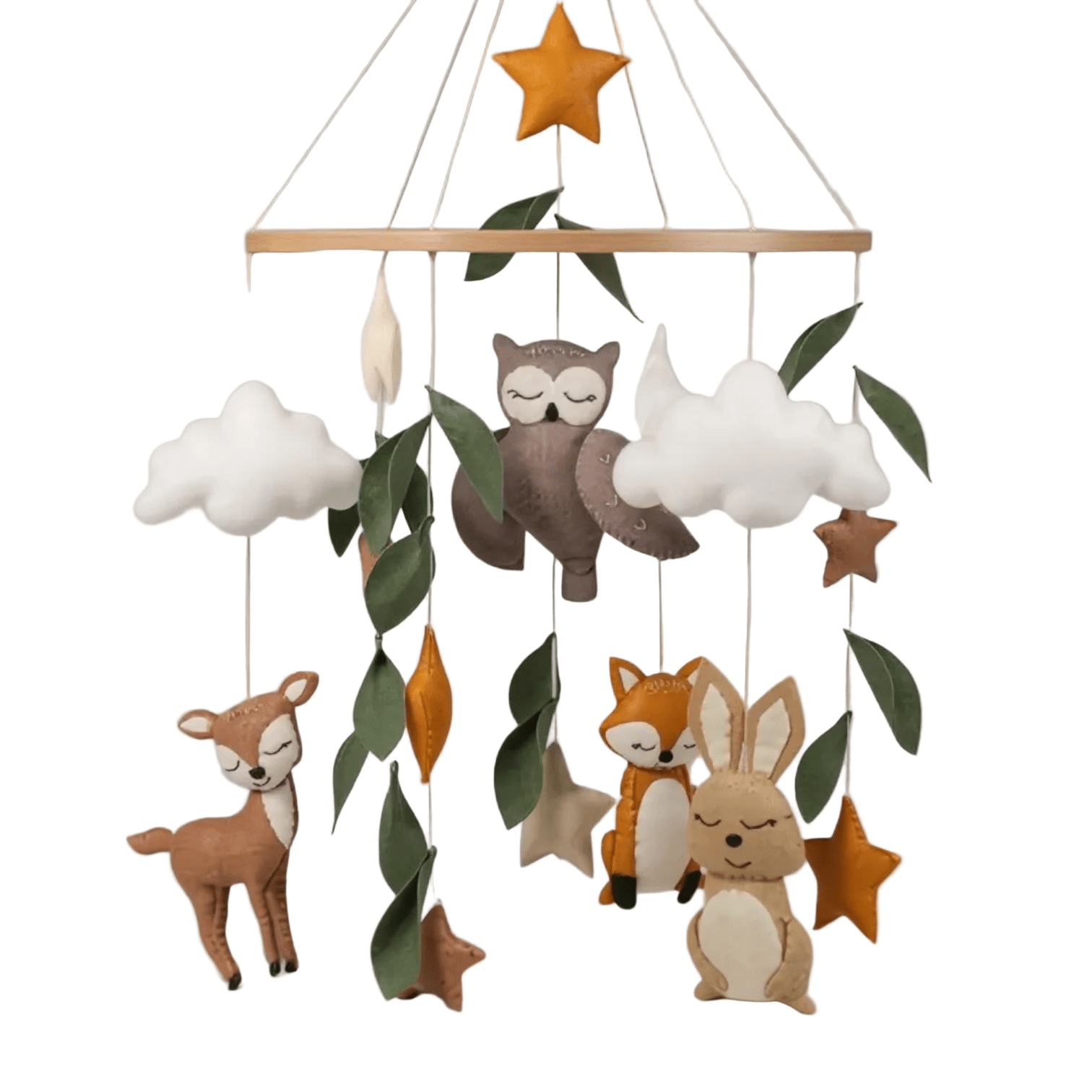 Woodland Dreams Felt Cot Mobile