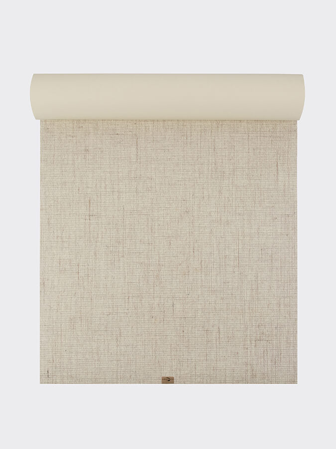 Extra Long Natural Rubber Yoga Mat 6mm Jute