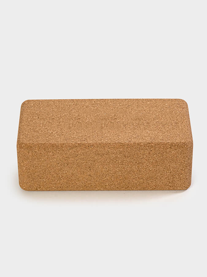 Natural Cork Yoga Block for Support and Stability