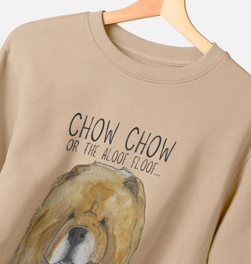 Red Chow Chow Men's Crewneck Sweatshirt