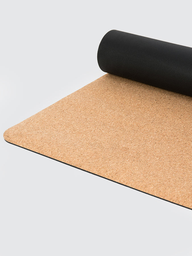 Cork Yoga Mat 4mm Natural Rubber Backed