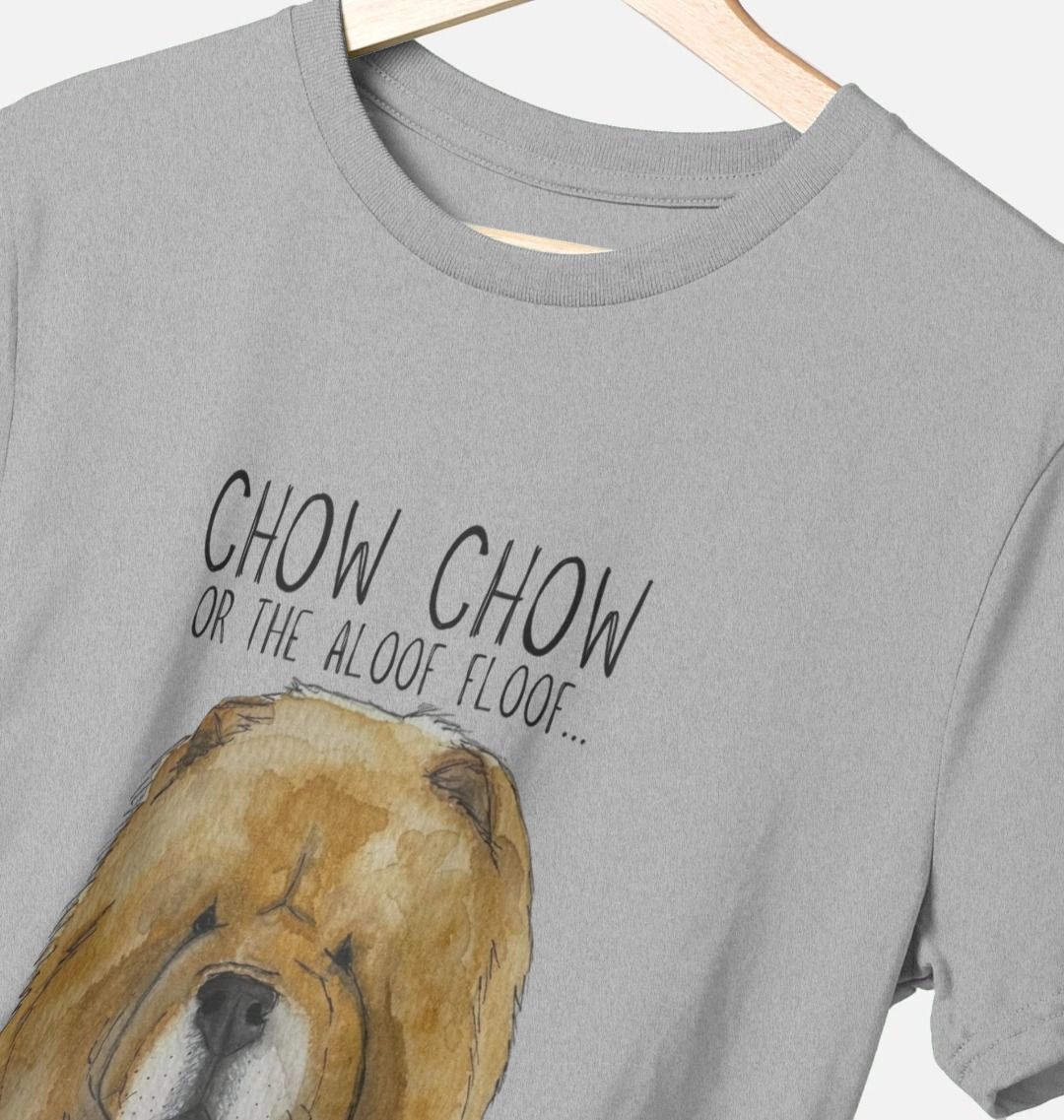 Red Chow Chow Graphic Cotton T-Shirt