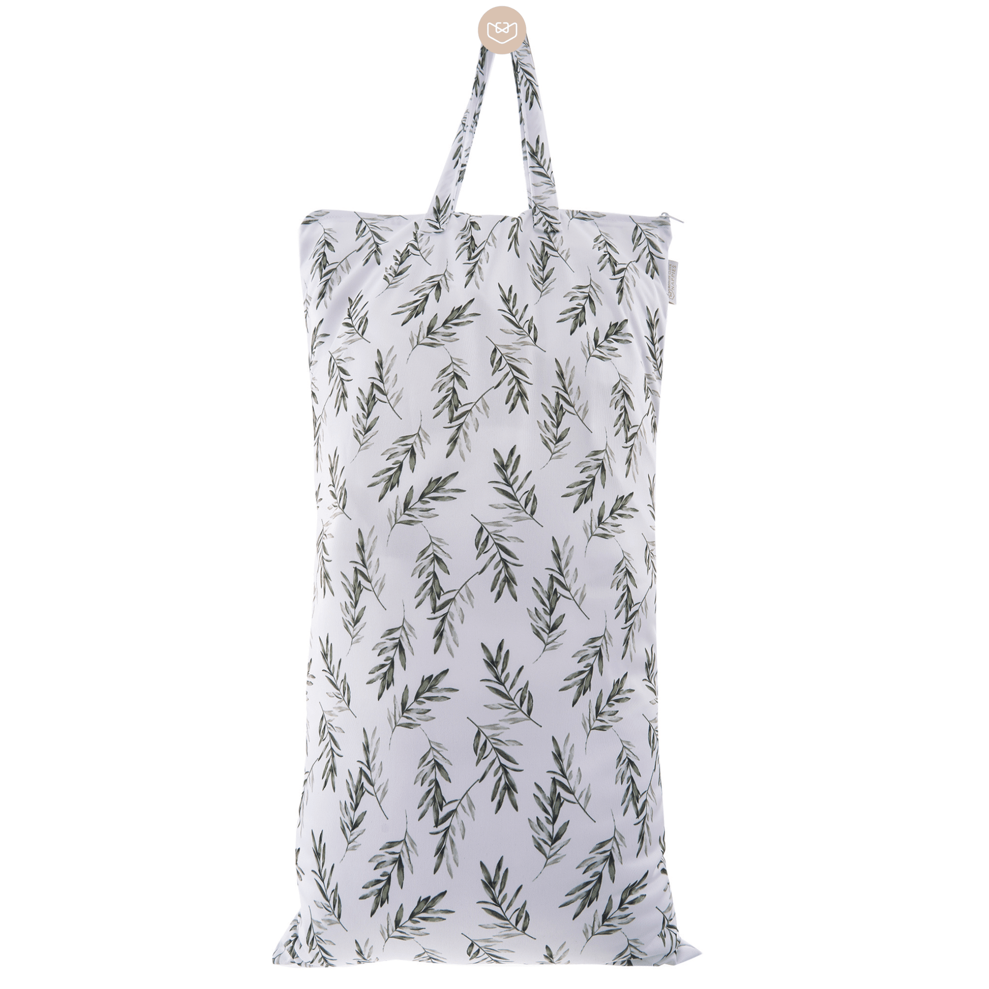 XL Reusable Nappy Wet Bag in Natural Canvas