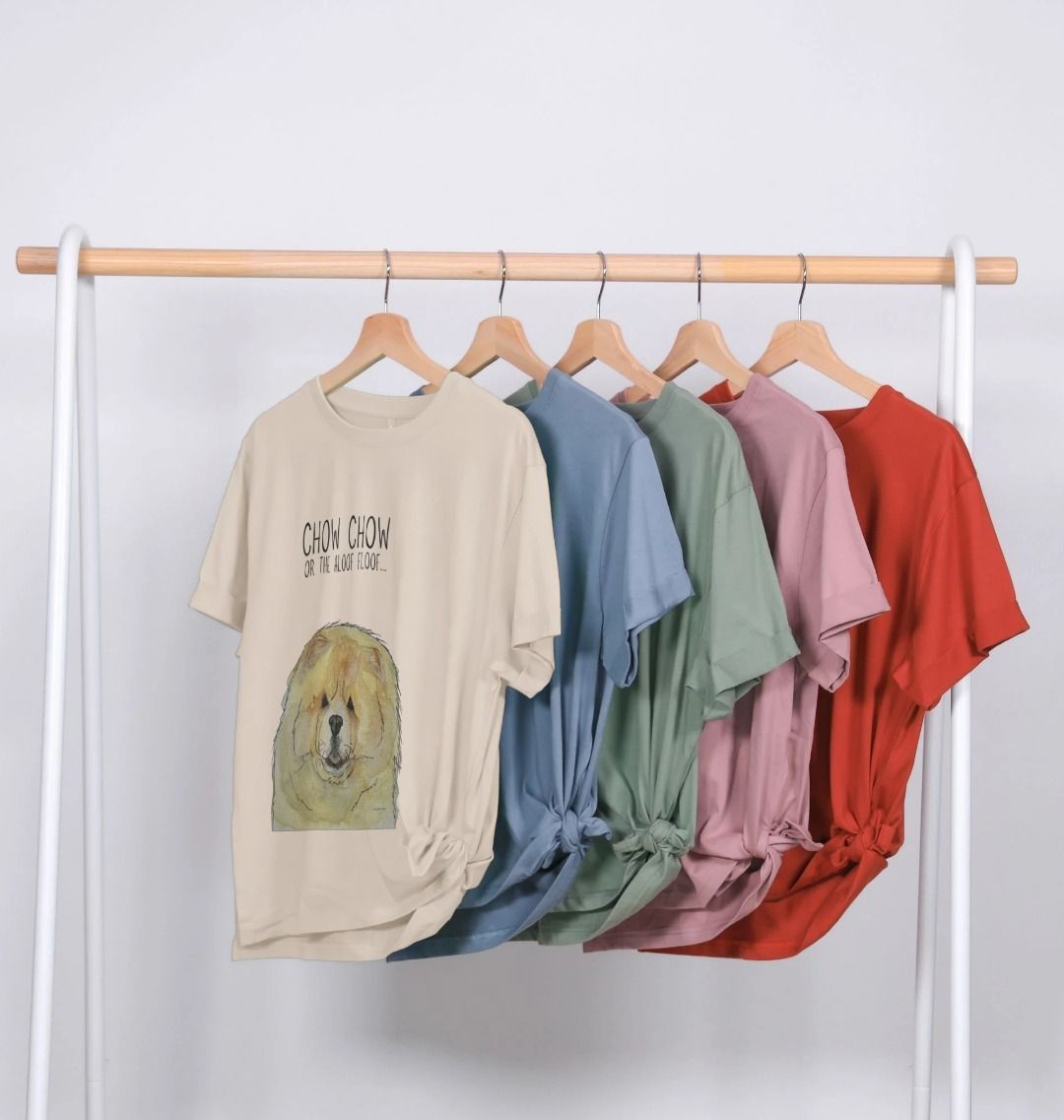 Fawn Chow Chow Relaxed Fit T-Shirt