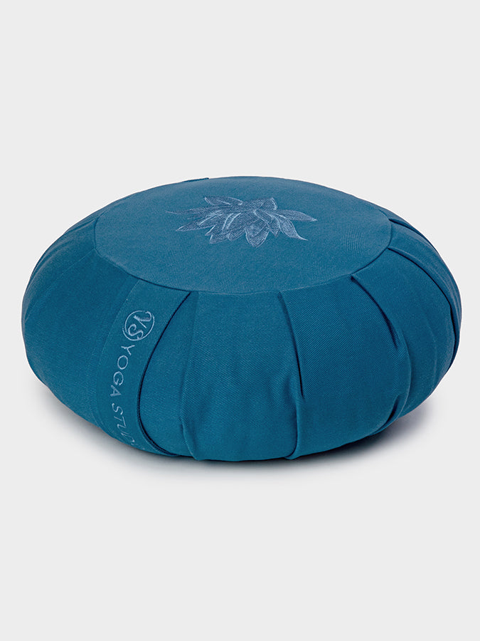 Organic Cotton Round Lotus Zafu Buckwheat Meditation Cushion
