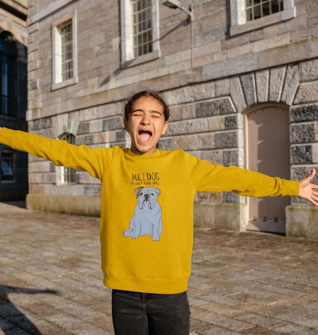 Bulldog Power Kids Sweatshirt for Playtime