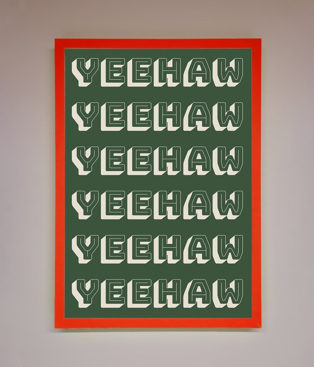 Yeehaw Framed Poster