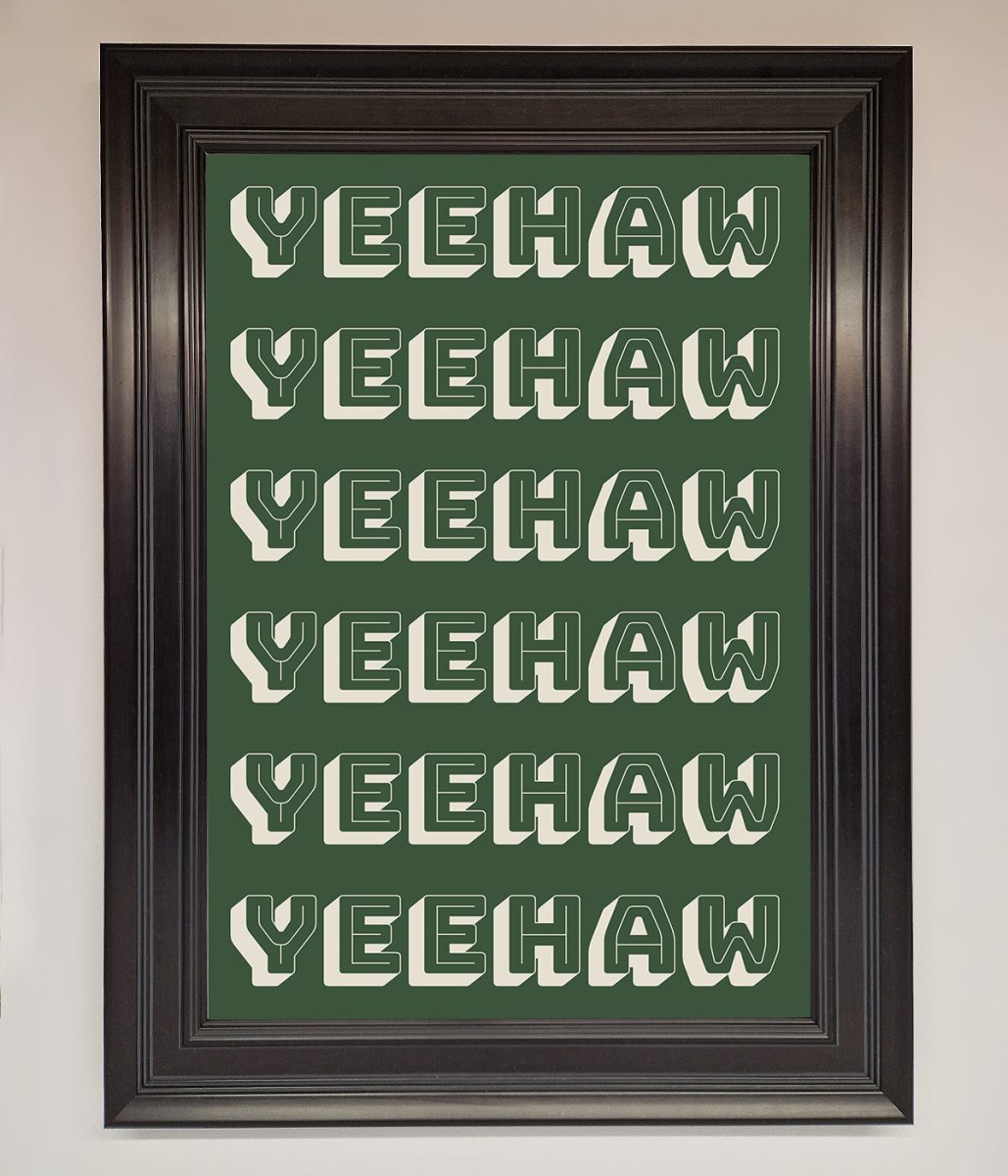 Yeehaw Framed Poster