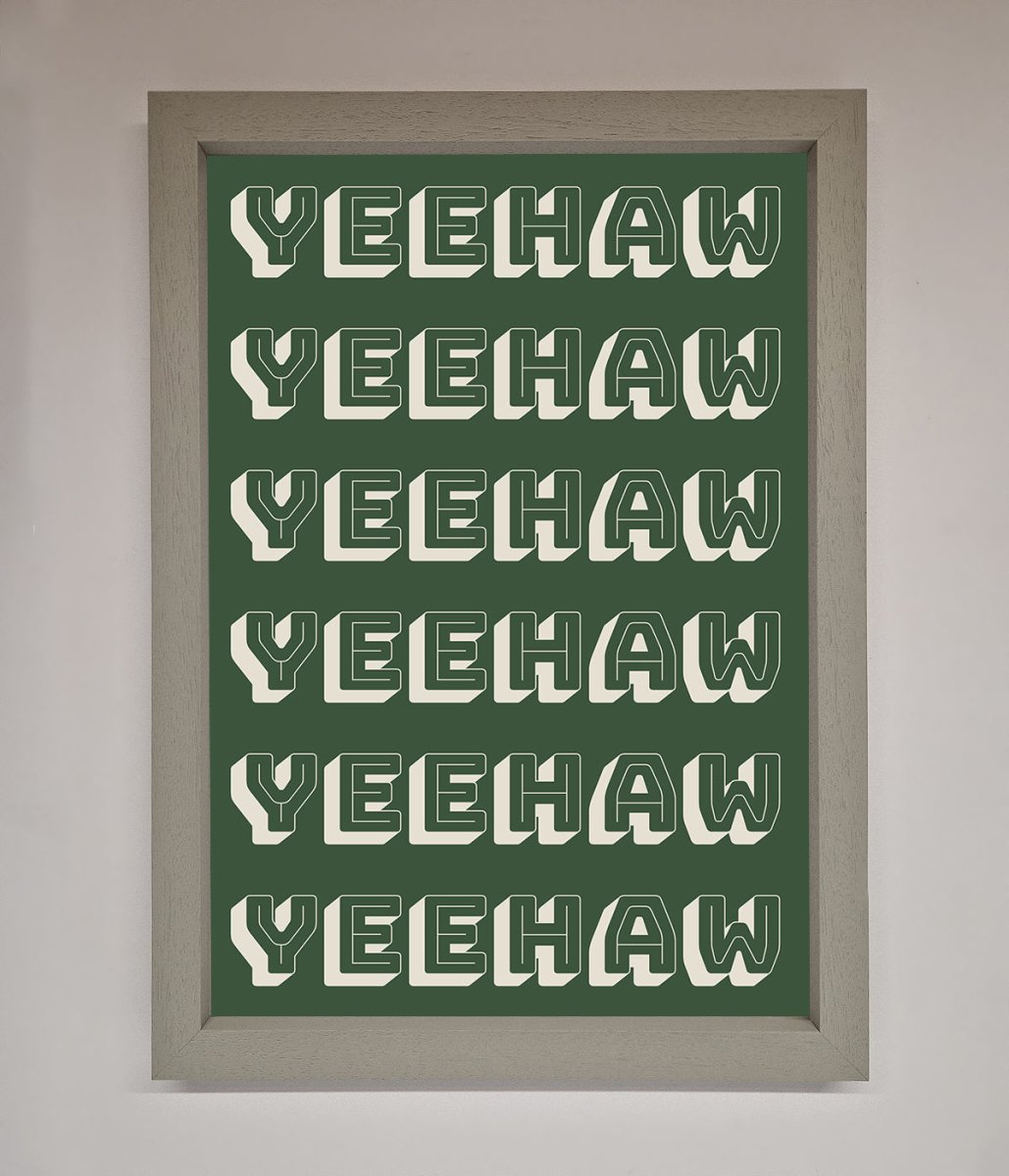 Yeehaw Framed Poster