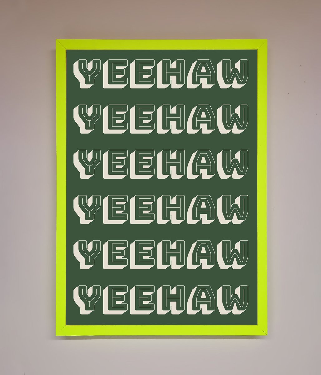 Yeehaw Framed Poster