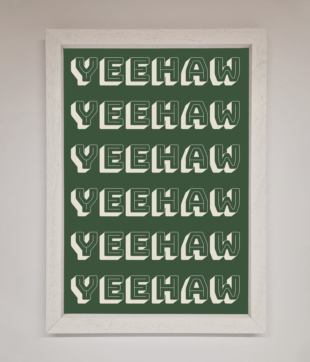 Yeehaw Framed Poster