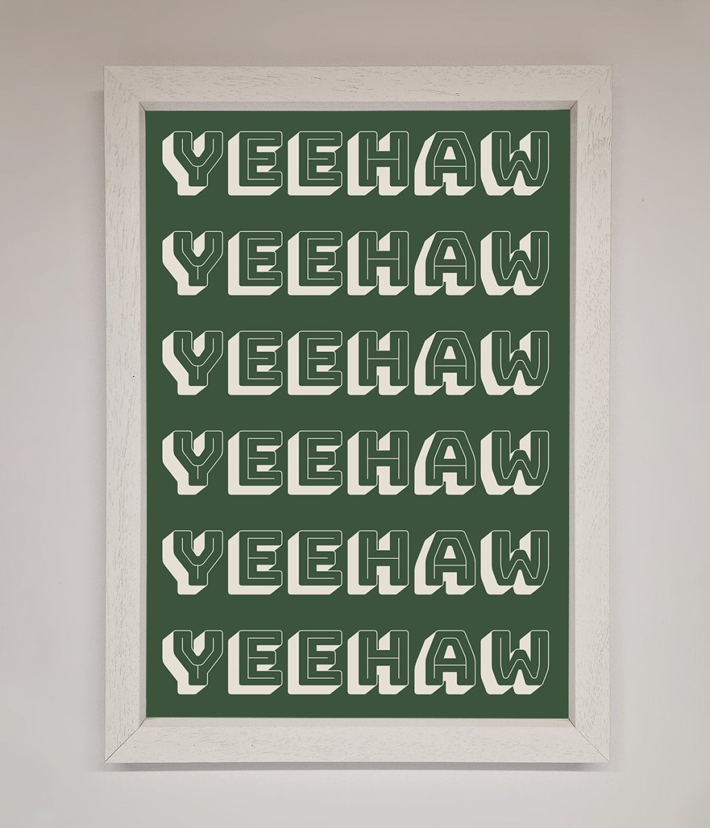 Yeehaw Framed Poster