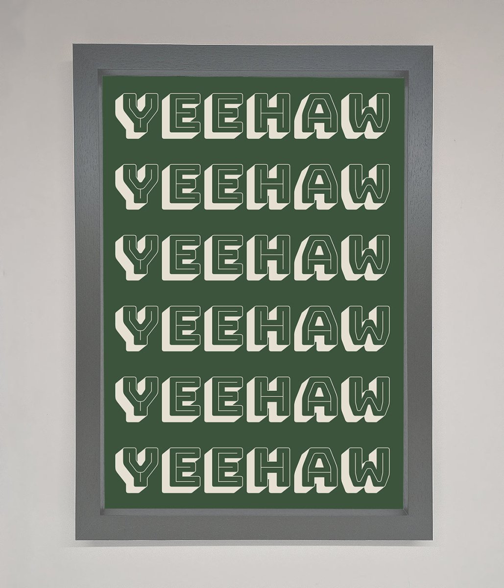 Yeehaw Framed Poster