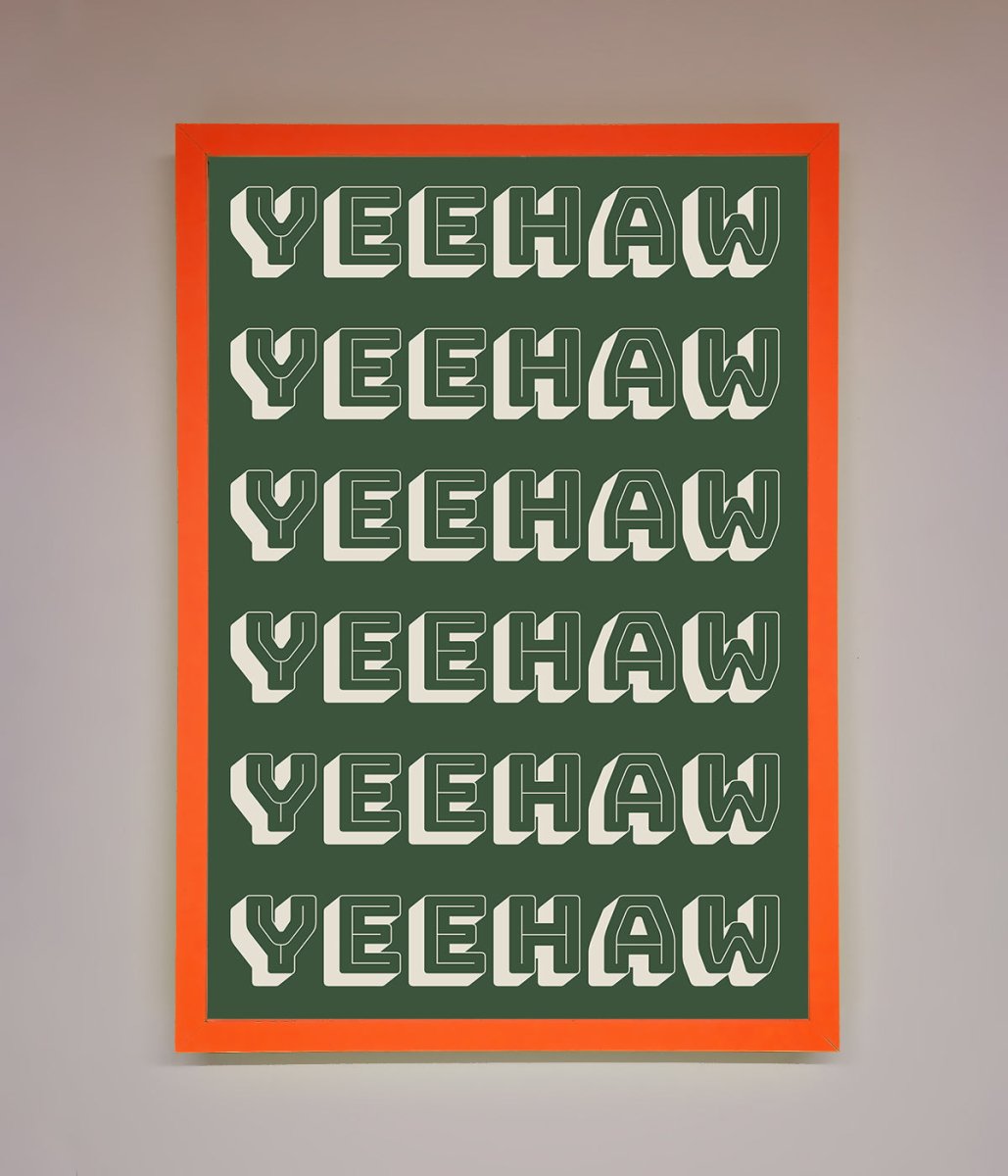 Yeehaw Framed Poster