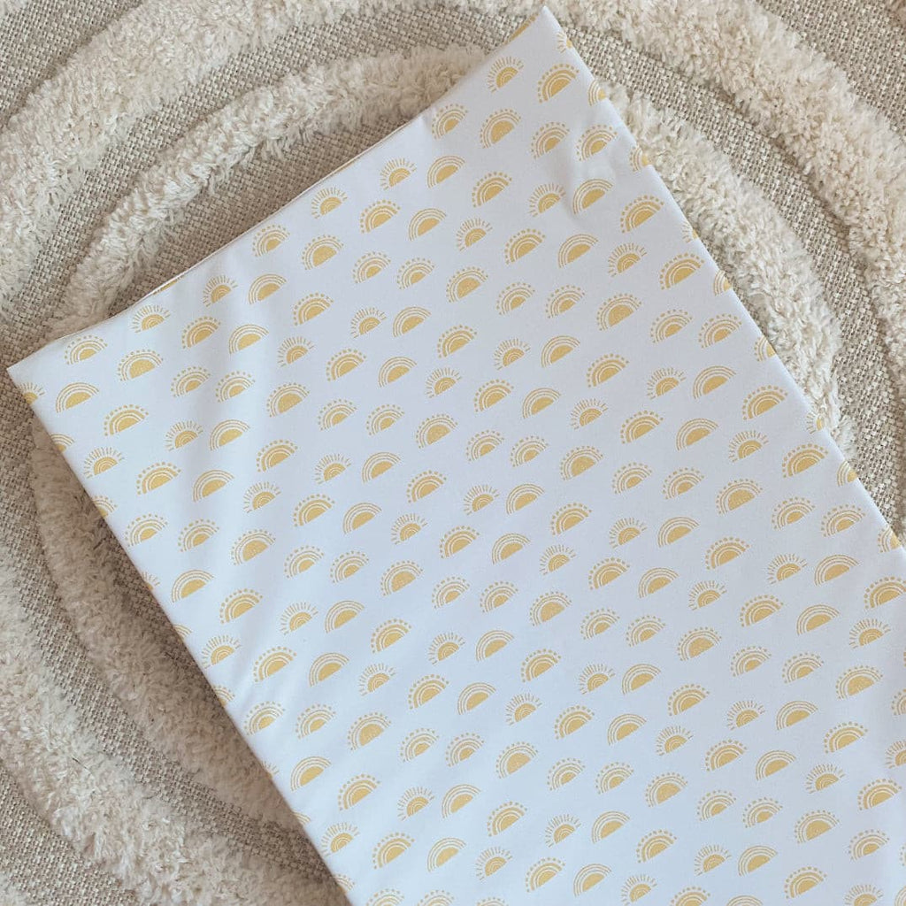 Anti-Roll Wedge Changing Mat - Boho Suns Print