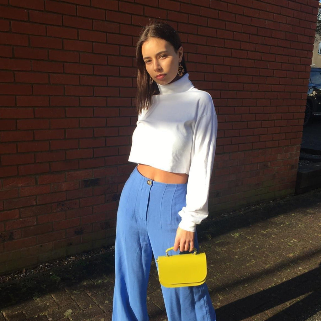 Aura Handmade Leather Bag in Pastel Pink - Pre-order Jan 2026 Delivery