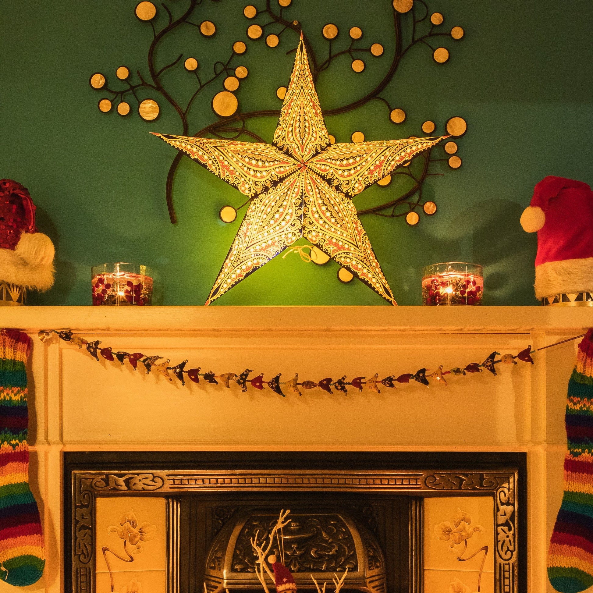 California Paper Star Lantern