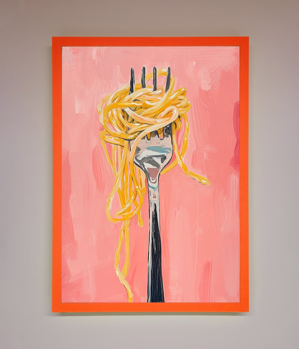 Yes To Spaghetti Framed Print