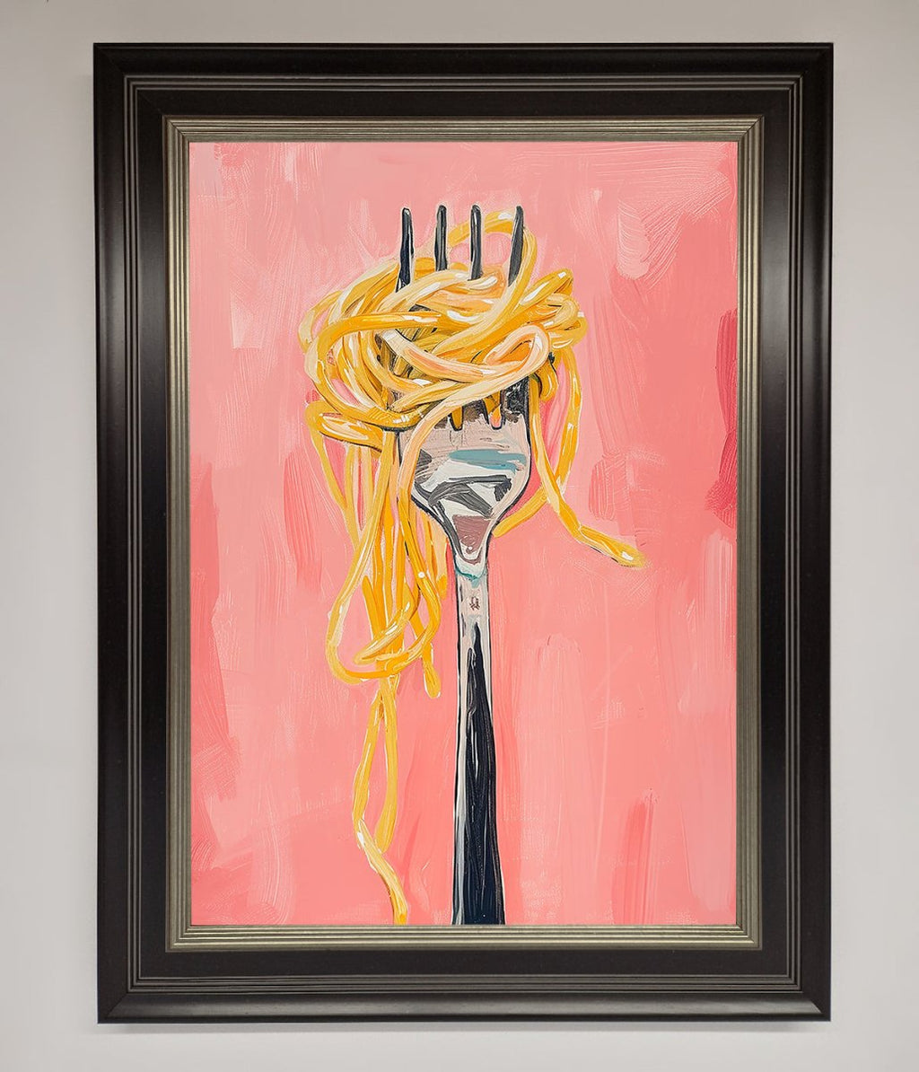 Yes To Spaghetti Framed Print
