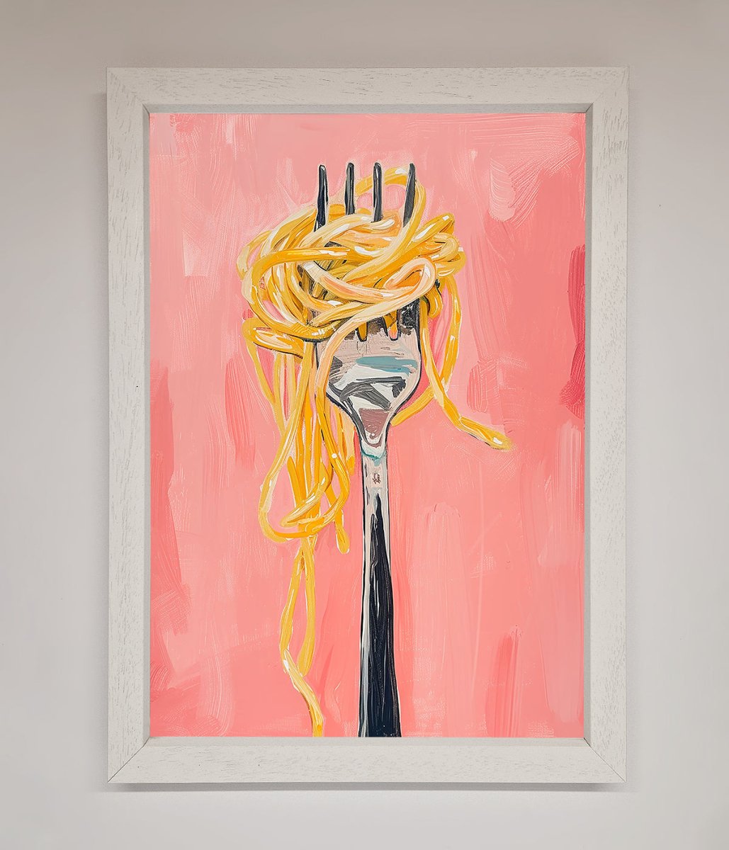 Yes To Spaghetti Framed Print