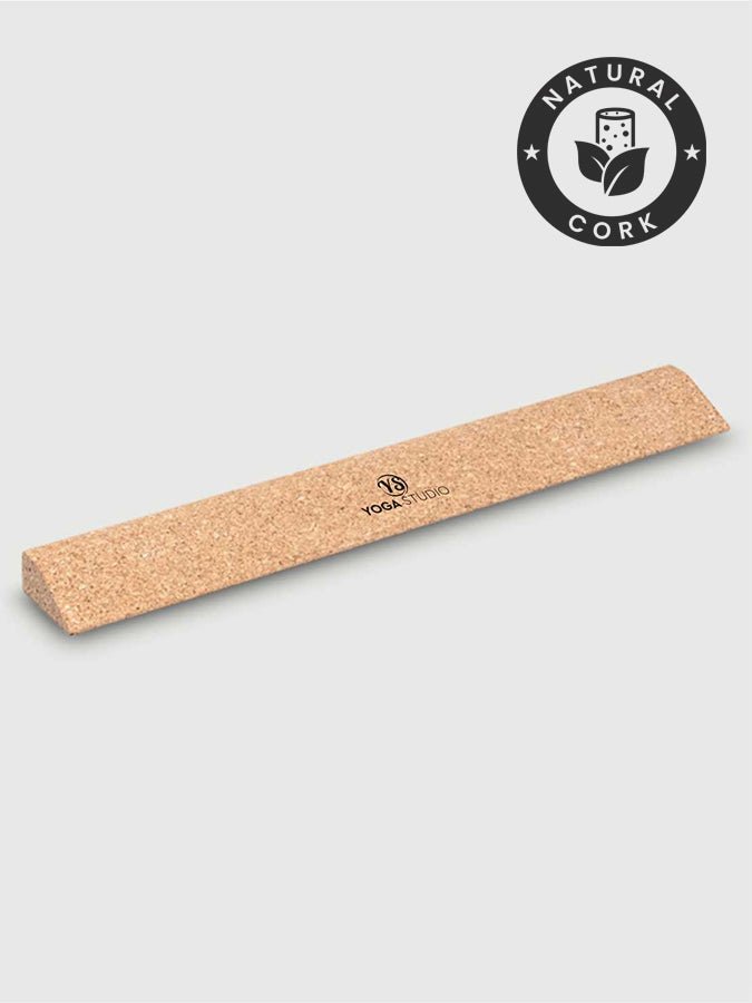 Cork Slanting Yoga Wedge for Support and Stability