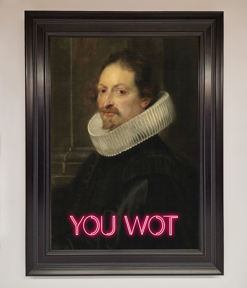 You Wot Renaissance Framed Poster