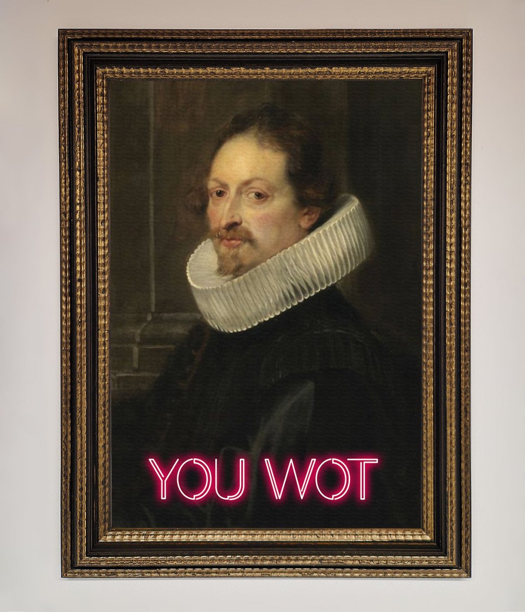 You Wot Renaissance Framed Poster