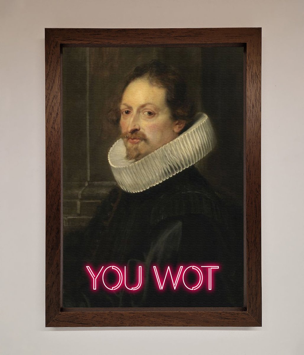 You Wot Renaissance Framed Poster