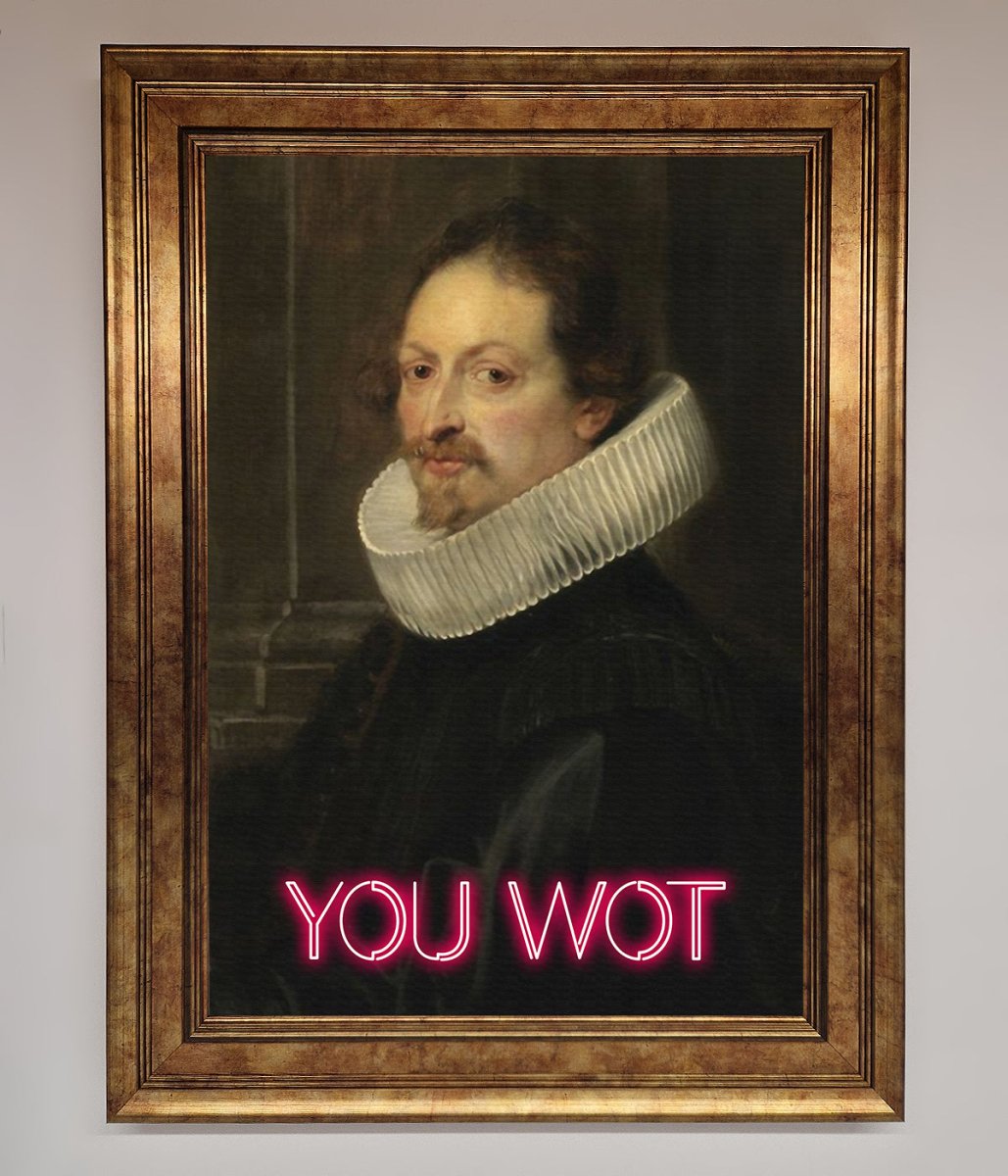 You Wot Renaissance Framed Poster