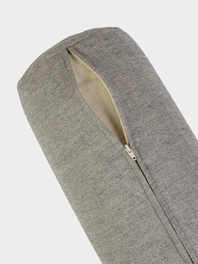 Organic Buckwheat Two Toned Meditation Bolster Cushion