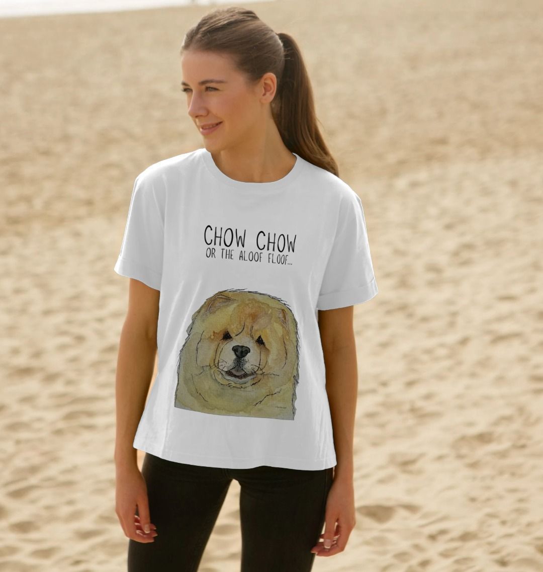 Fawn Chow Chow Relaxed Fit T-Shirt