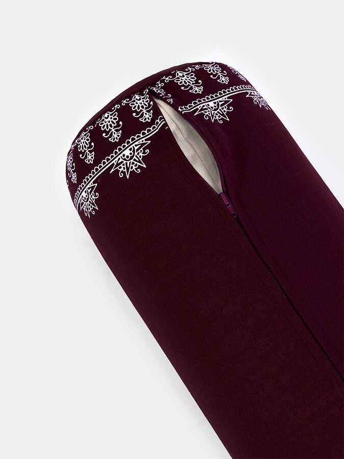 Organic Buckwheat Round Meditation Bolster Cushion