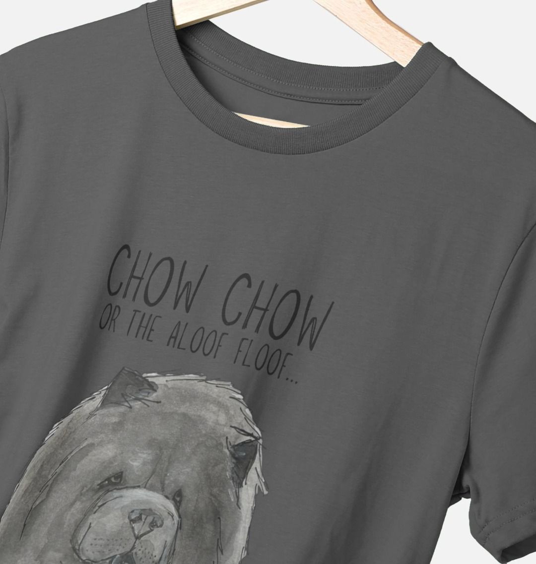 Blue Chow Chow Men's T-Shirt with Aloof Floof Design