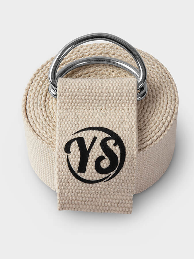 Organic Cotton D-Ring Yoga Belt Strap 2.5m