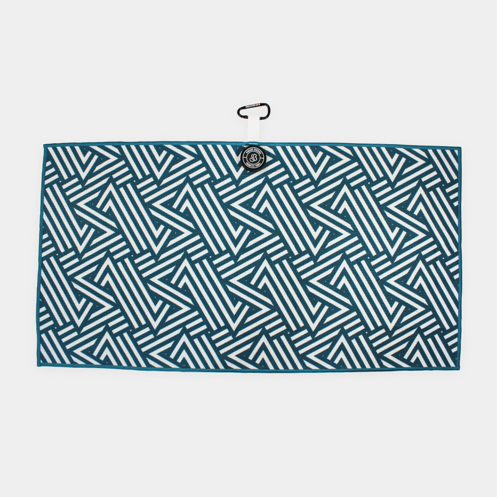 Magnetic Golf Towel with ZigZag Pattern