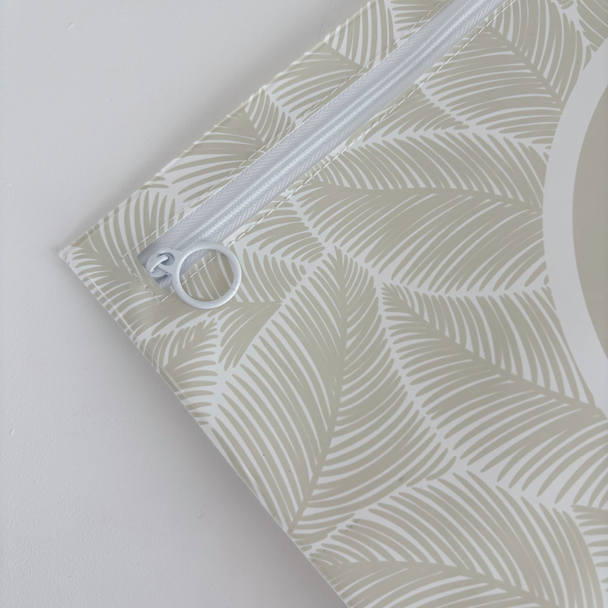 Hospital Bag Organiser Pouches - Unisex Beige Leaf Print