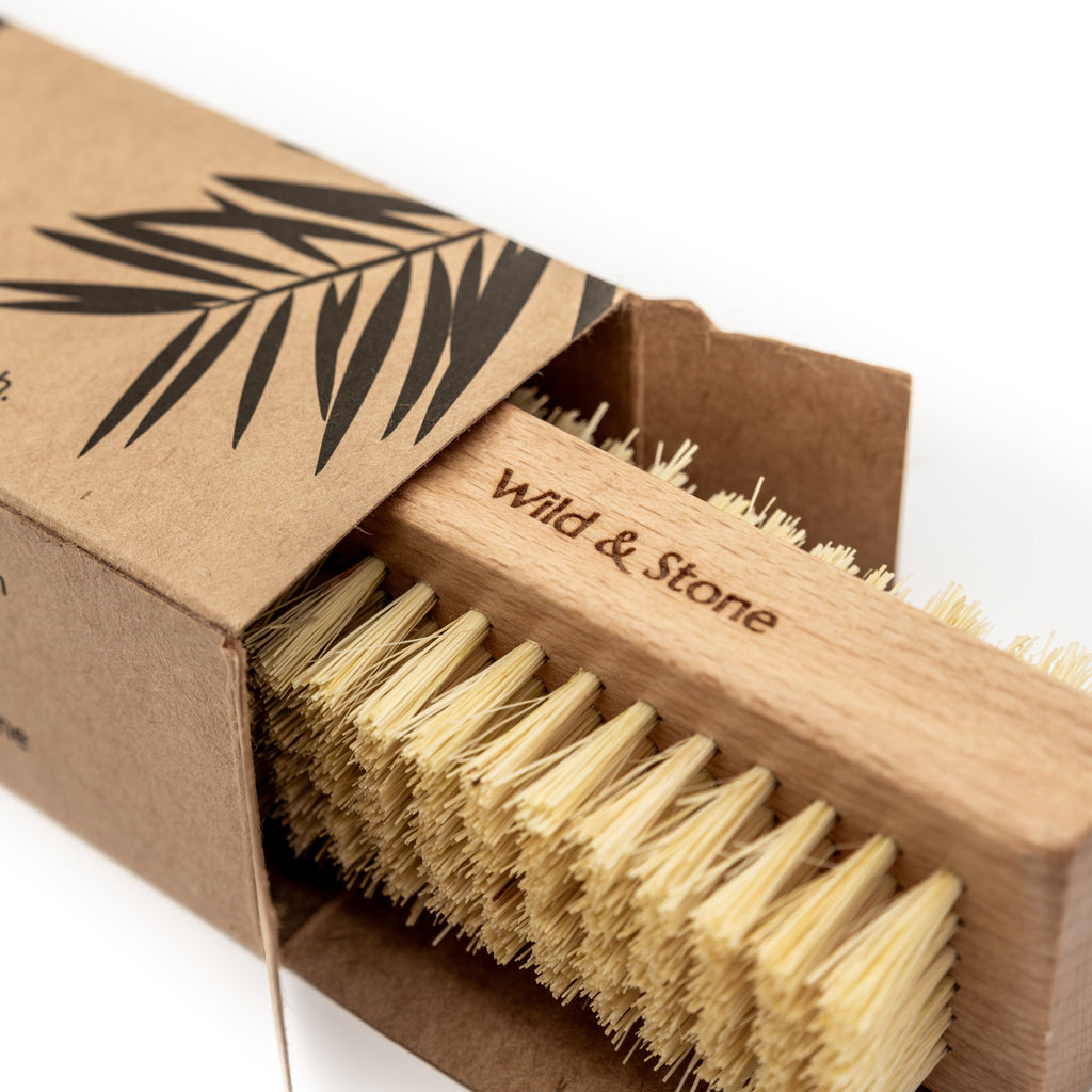 Natural Bristle Nail Brush Biodegradable and Plastic Free