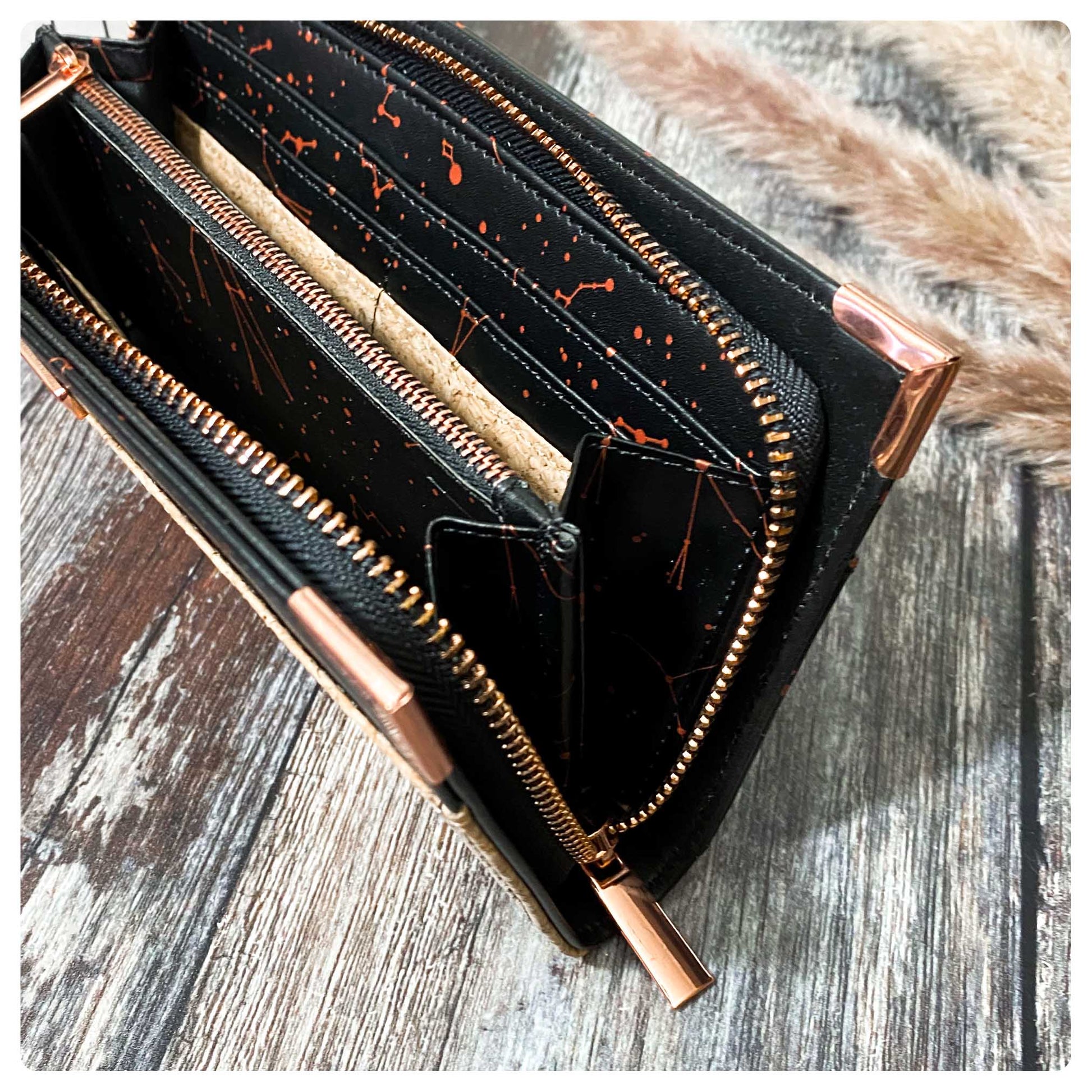 Zodiac Astronomy Continental Purse