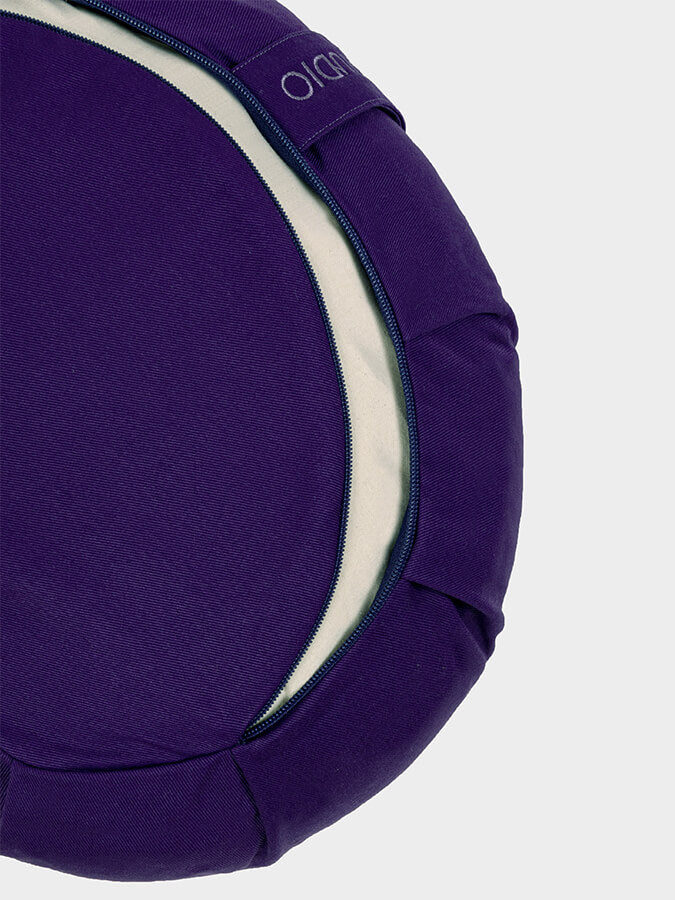 Organic Buckwheat Zafu Crescent Meditation Cushion