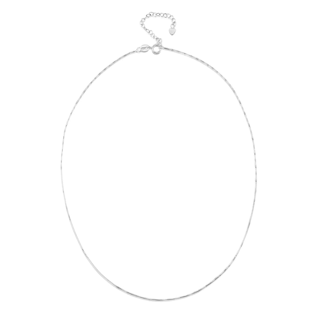 Real Flower Teardrop Pendant Necklace in Sterling Silver