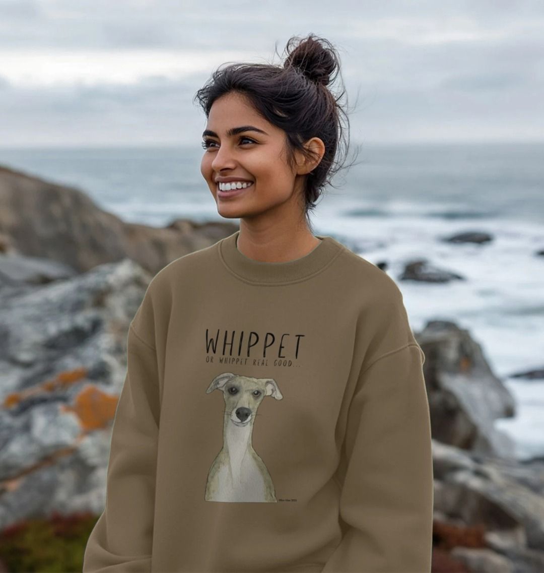 Women's Oversized Whippet Sweatshirt in Organic Cotton