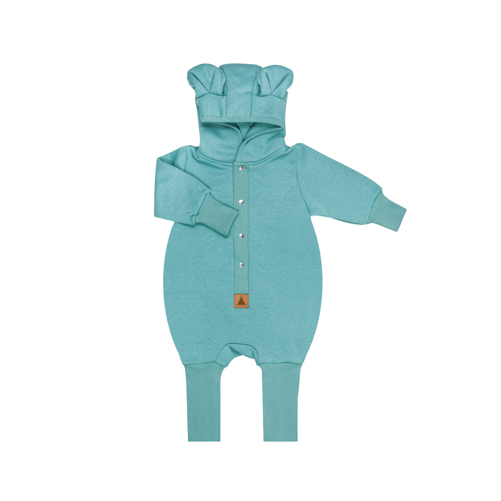 Cozy Bear Jumpsuit for Kids - Cute & Comfortable Cotton by Zezuzulla at www.brixbailey.com